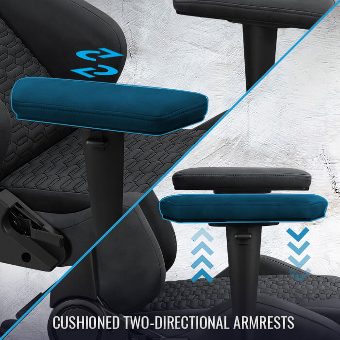 aerocool-royal-aerosuede-gaming-stuhl-stoff-atmungsaktiv image 7