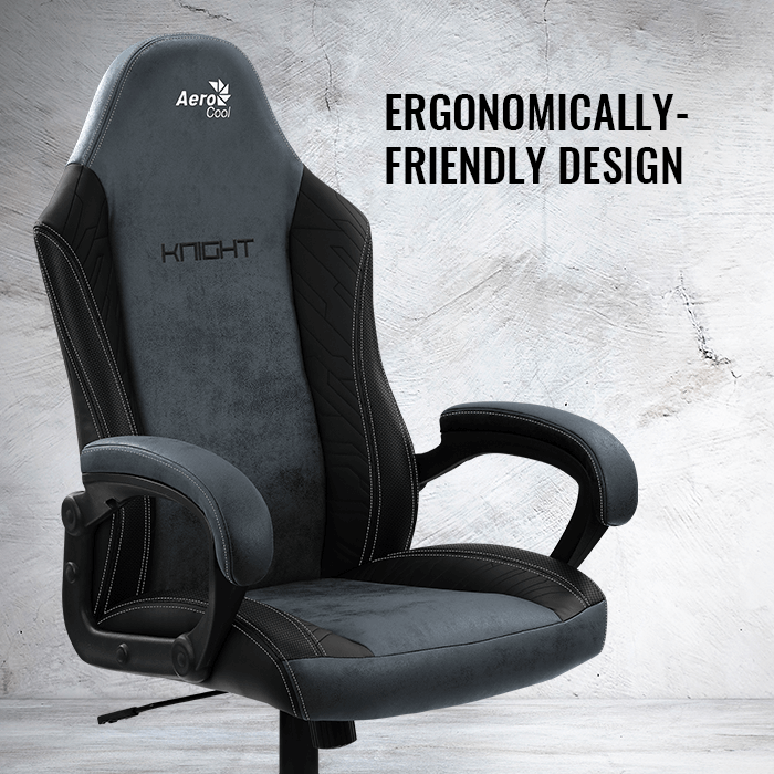 aerocool-knight-lite-gaming-stuhl-stoff-schwarz-ergonomisch image 4