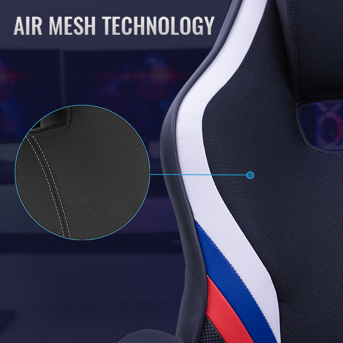 aerocool-aero-2-alpha-gaming-stuhl-schwarz-rot-mesh-150-kg image 2
