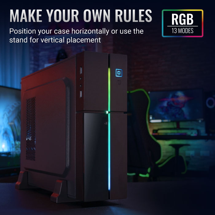 aerocool-playa-slim-tower-geh-use-rgb-schwarz image 3