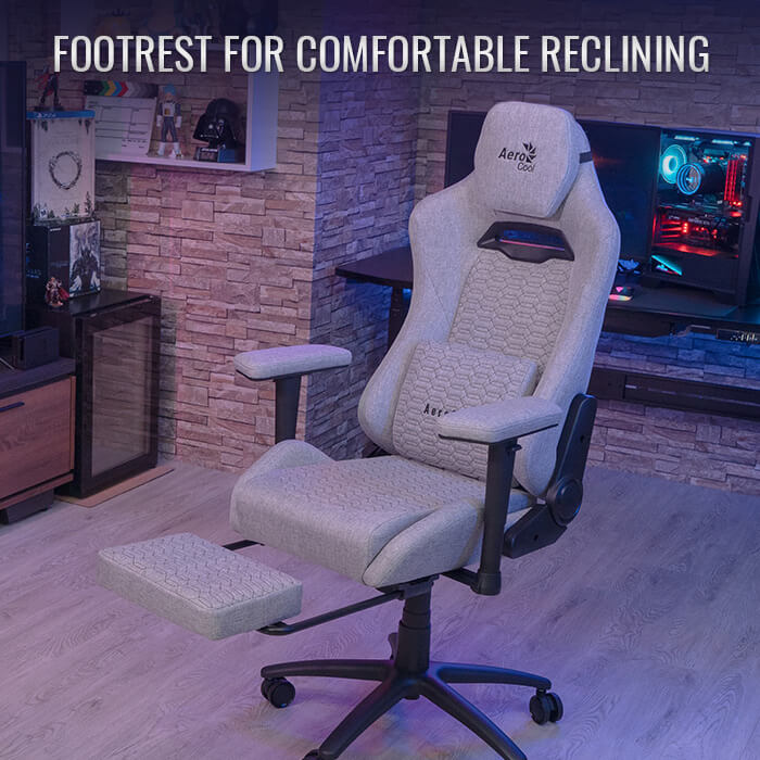 aerocool-royal-aeroweave-gaming-stuhl-stoff-grau image 2