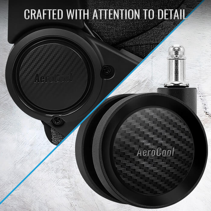 aerocool-crown-aeroweave-gaming-stuhl-schwarz-stoff-atmungsaktiv image 3