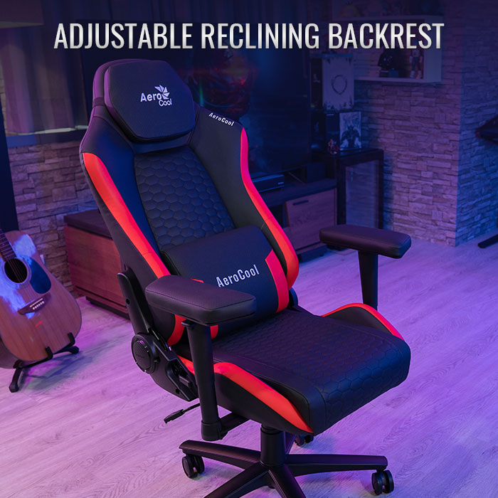 aerocool-crown-leatherette-gaming-stuhl-kunstleder-schwarz image 7