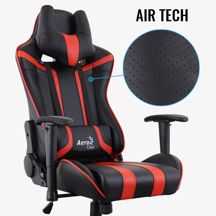 aerocool-ac120-air-gaming-stuhl-schwarz-air-mesh-kissen image 2