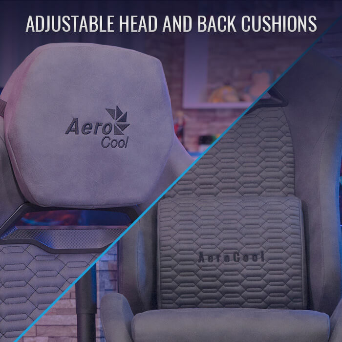 aerocool-royal-aerosuede-gaming-stuhl-stoff-atmungsaktiv image 8
