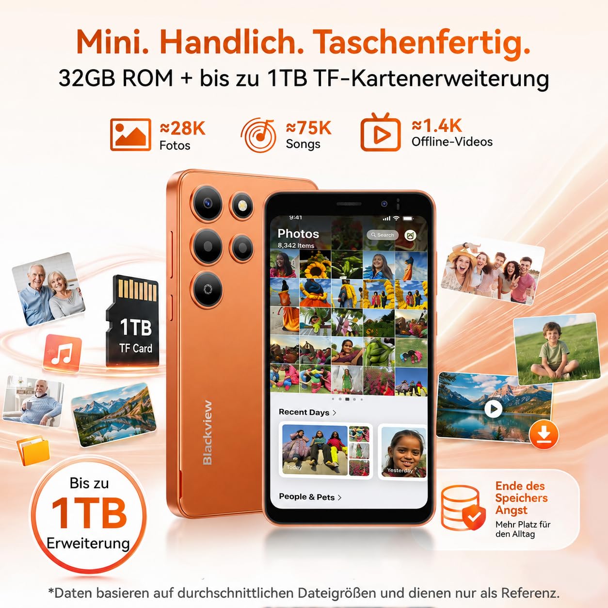 blackview-wave-2c-handy-5-zoll-orange-12gb-32gb image 5