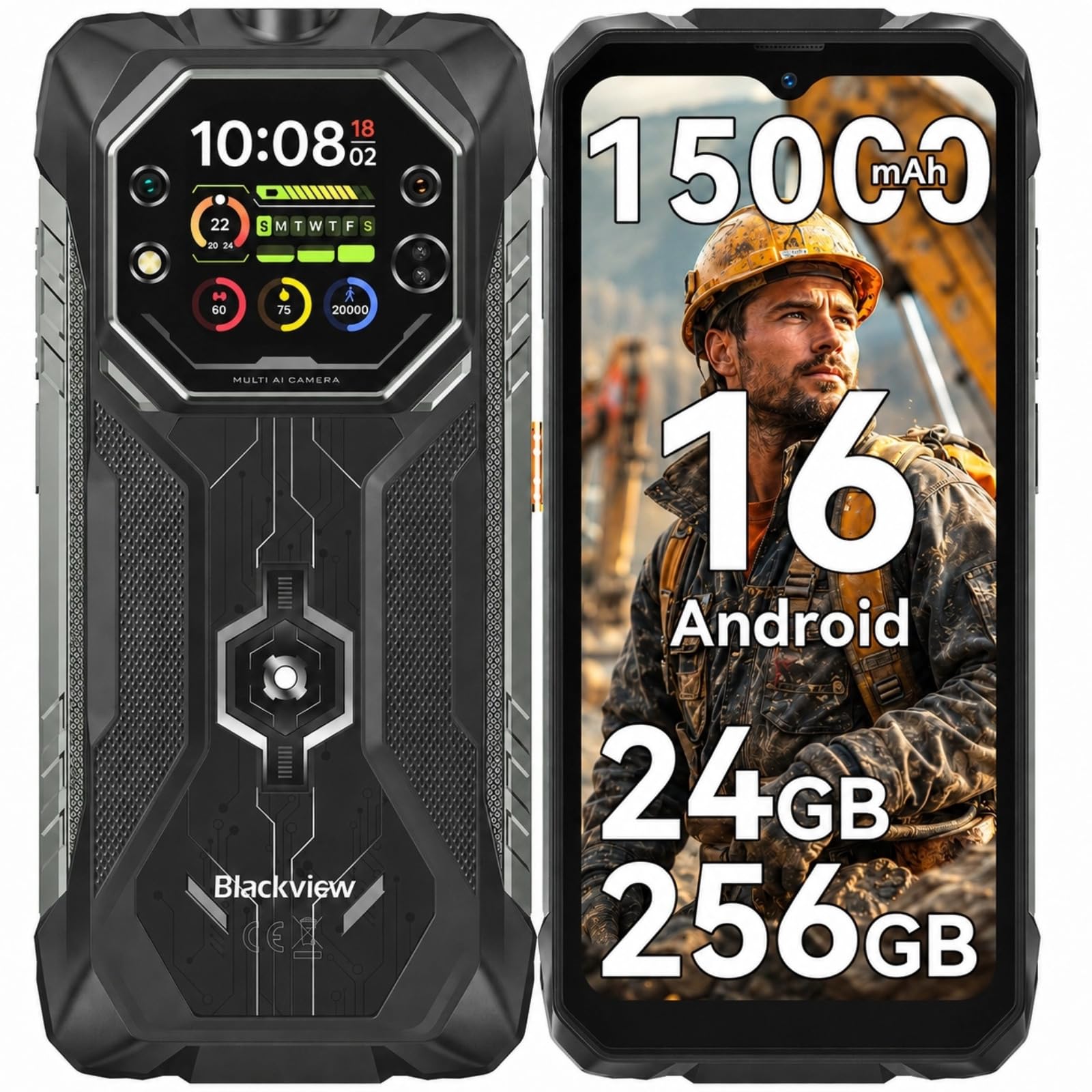 blackview-rock-1-outdoor-handy-schwarz-15000mah-256gb image 1
