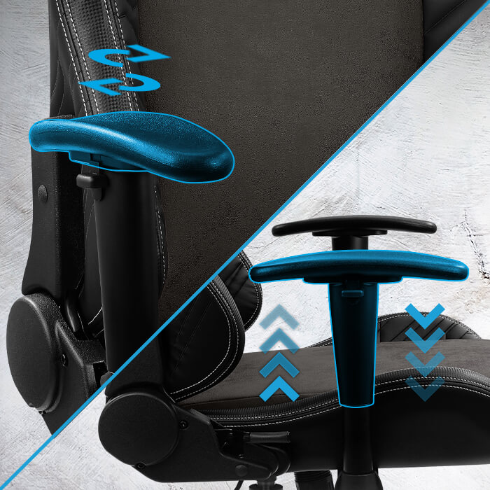 aerocool-knight-gaming-stuhl-aerosuede-schwarz image 6