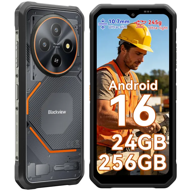 blackview-bv-outdoor-handy-24gb-256gb-ip69k-schwarz-android-16 image 1