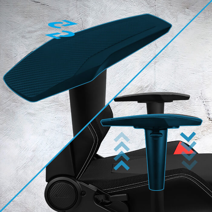 aerocool-admiral-gaming-stuhl-verstellbar-mit-kissen image 8