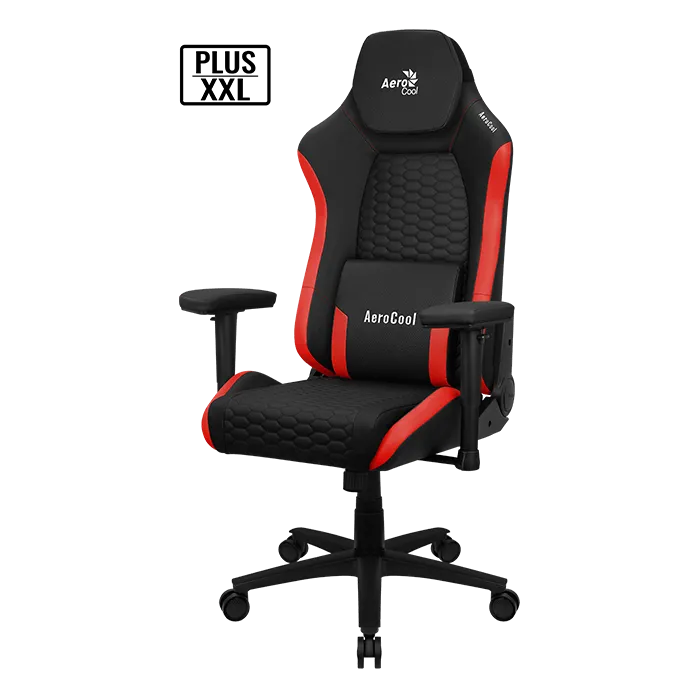 aerocool-crown-plus-leatherette-gaming-stuhl-schwarz image 1