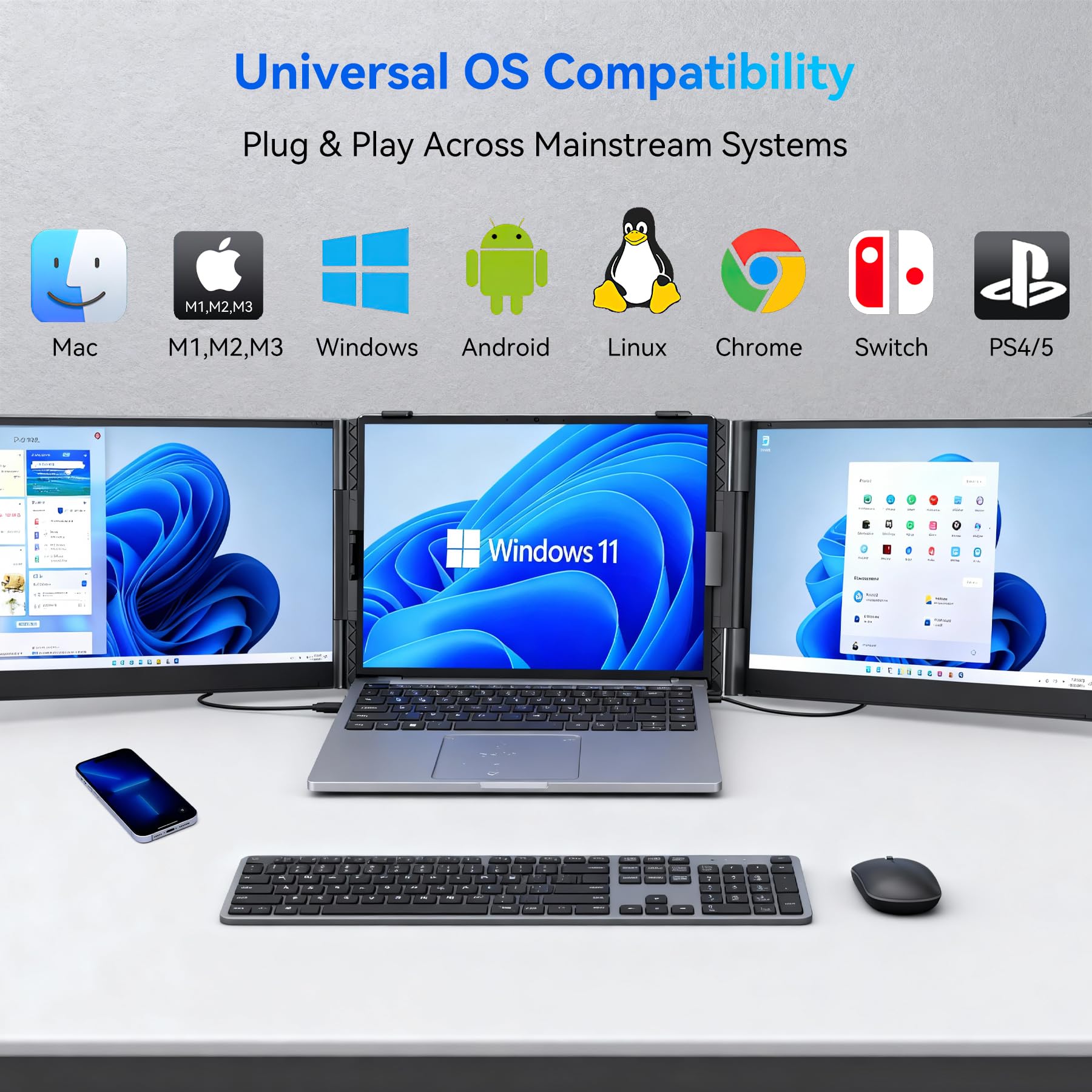blackview-dcm6-triple-screen-laptop-monitor-14-zoll-fhd image 4