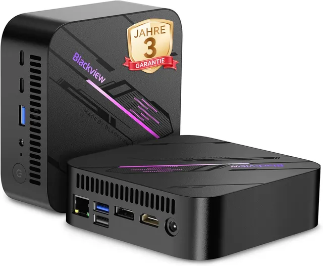 blackview-mp100-mini-pc-ryzen-7-16gb-512gb-braun-win11 image 1