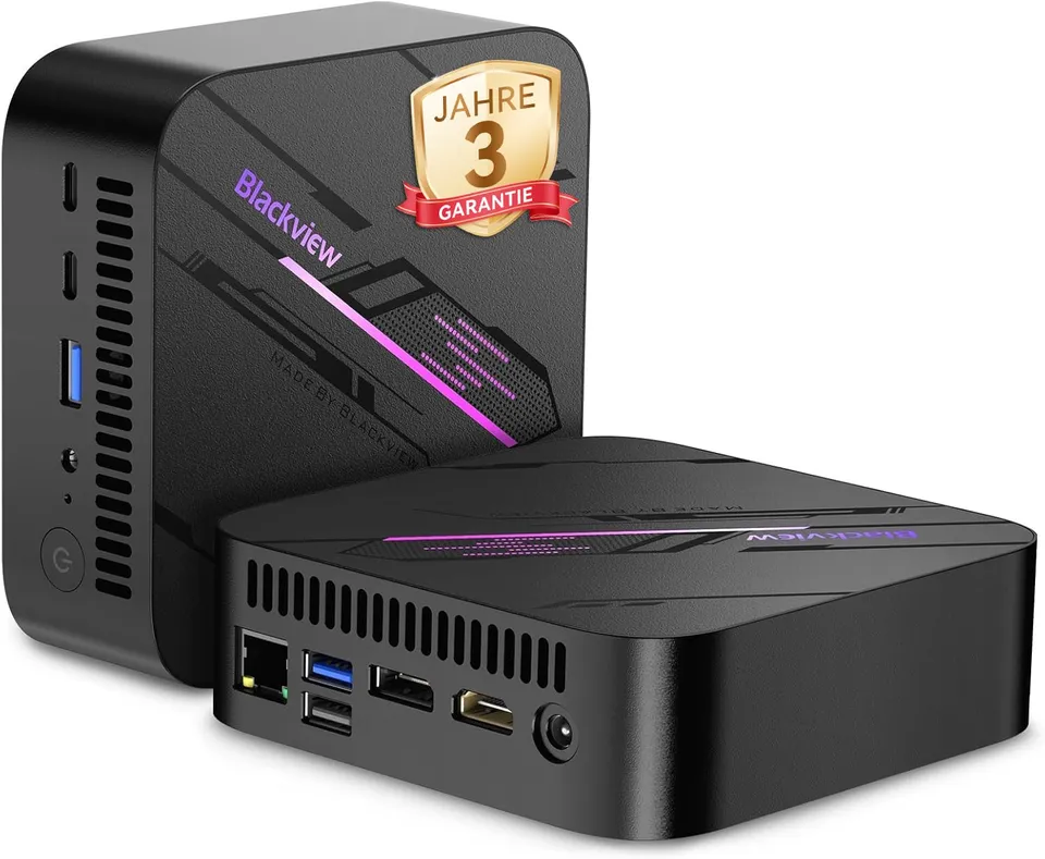 blackview-mp100-mini-pc-ryzen-7-16gb-512gb-braun-win11 image 1