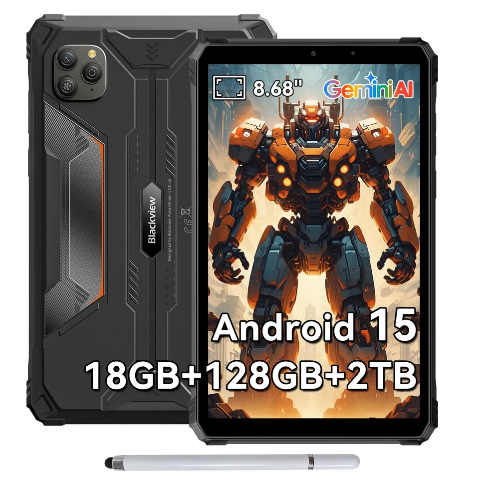 blackview-active-5-outdoor-tablet-8-zoll-orange-128gb-4g image 1
