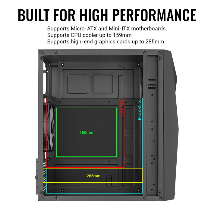 aerocool-raider-mini-pc-geh-use-mini-tower-schwarz-2 image 7