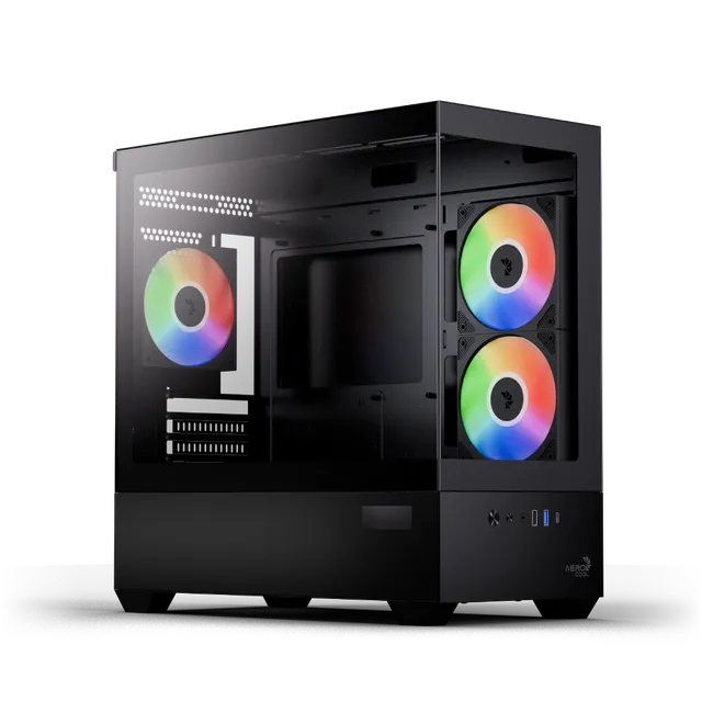 aerocool-p300d-digi-midi-tower-pc-geh-use-schwarz-glas image 1