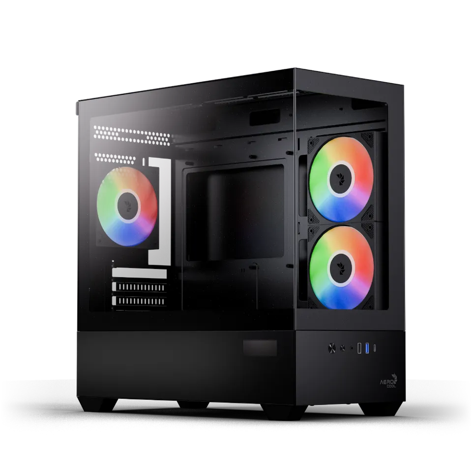 aerocool-p300d-digi-midi-tower-pc-geh-use-schwarz-glas image 1