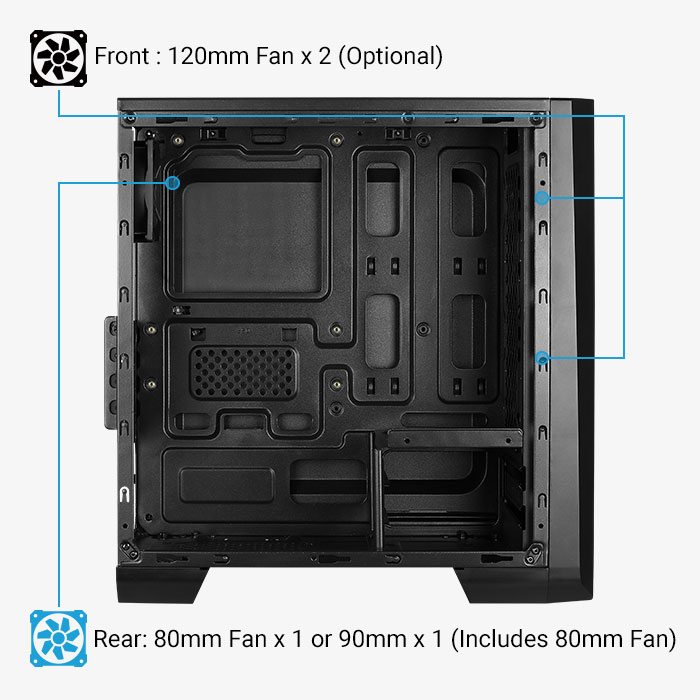 aerocool-cylon-mini-tempered-glass-mini-tower-rgb-2 image 4