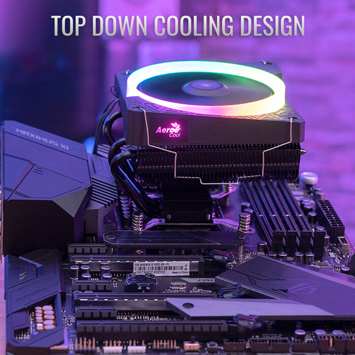 aerocool-cylon-3h-cooling-hub-schwarz-steuerung image 4