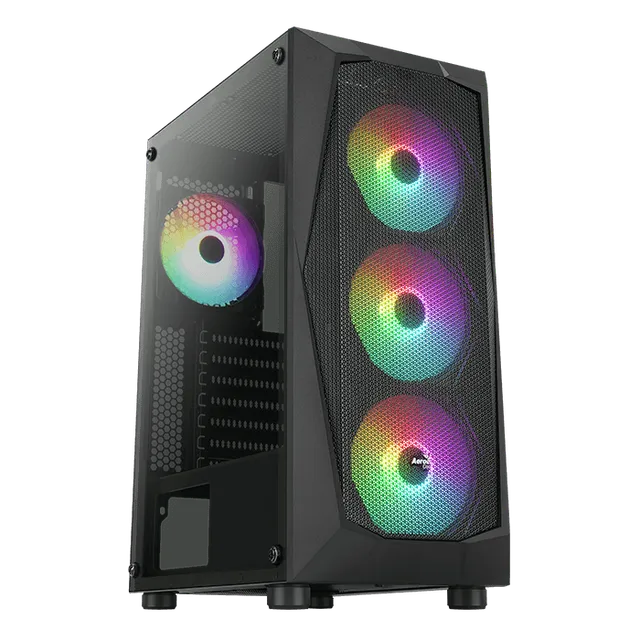 aerocool-falcon-midi-tower-geh-use-schwarz-atx image 1