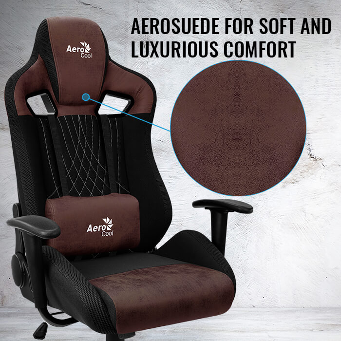 aerocool-earl-gaming-stuhl-aerosuede-schwarz image 2