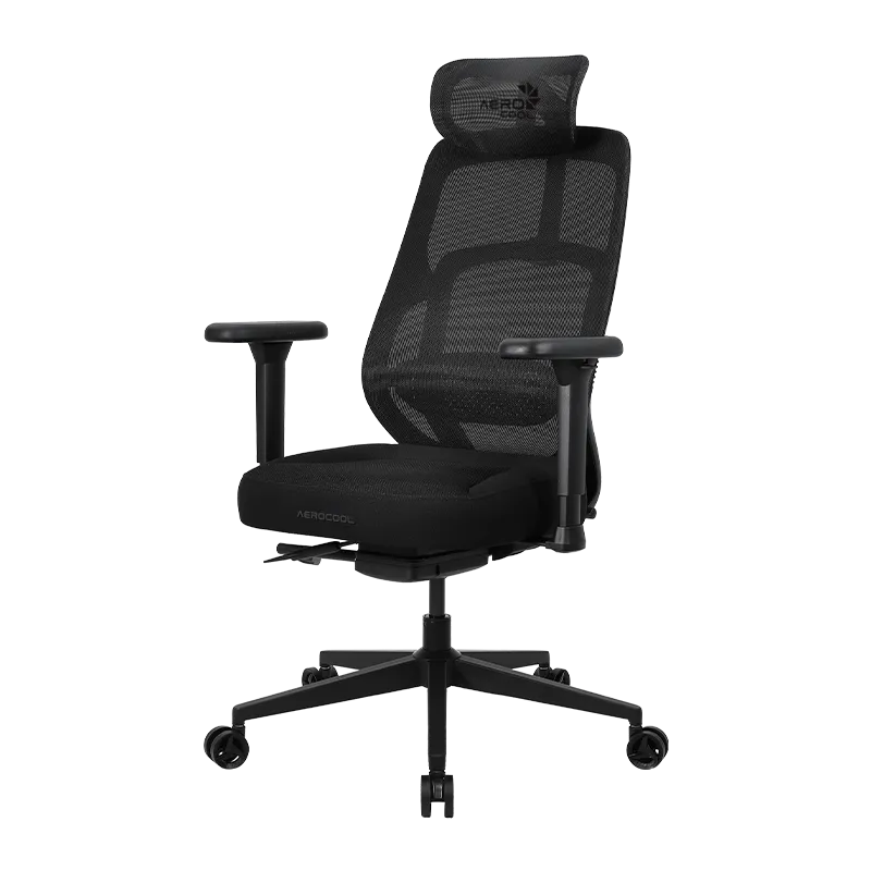 aerocool-sky-360-gaming-stuhl-ergonomisch-schwarz-drehbar image 1
