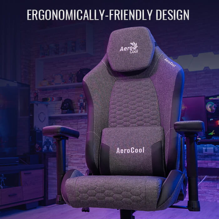 aerocool-crown-aeroweave-gaming-stuhl-schwarz-stoff-atmungsaktiv image 4
