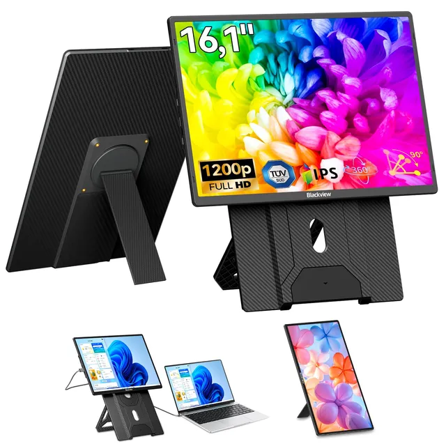 blackview-dcm-16-1-portabler-monitor-1200p-usb-c-hdmi image 1