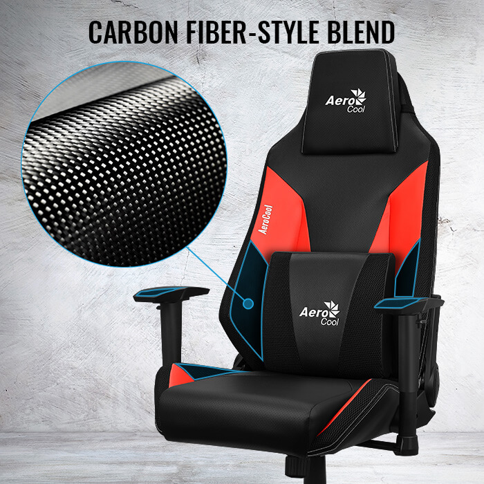 aerocool-admiral-gaming-stuhl-verstellbar-mit-kissen image 7