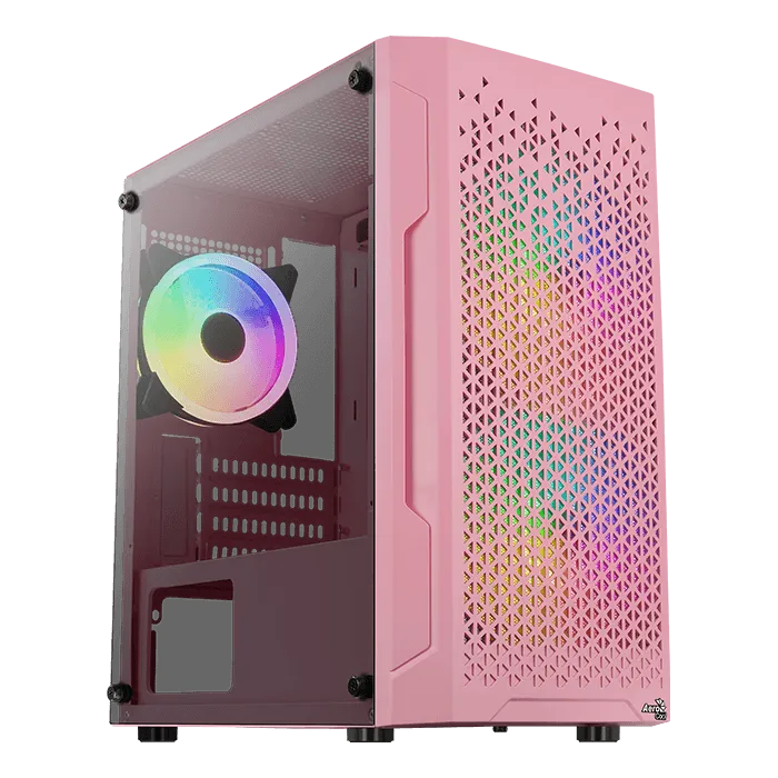 aerocool-trinity-mini-pink-mini-tower-geh-use-rosa image 1