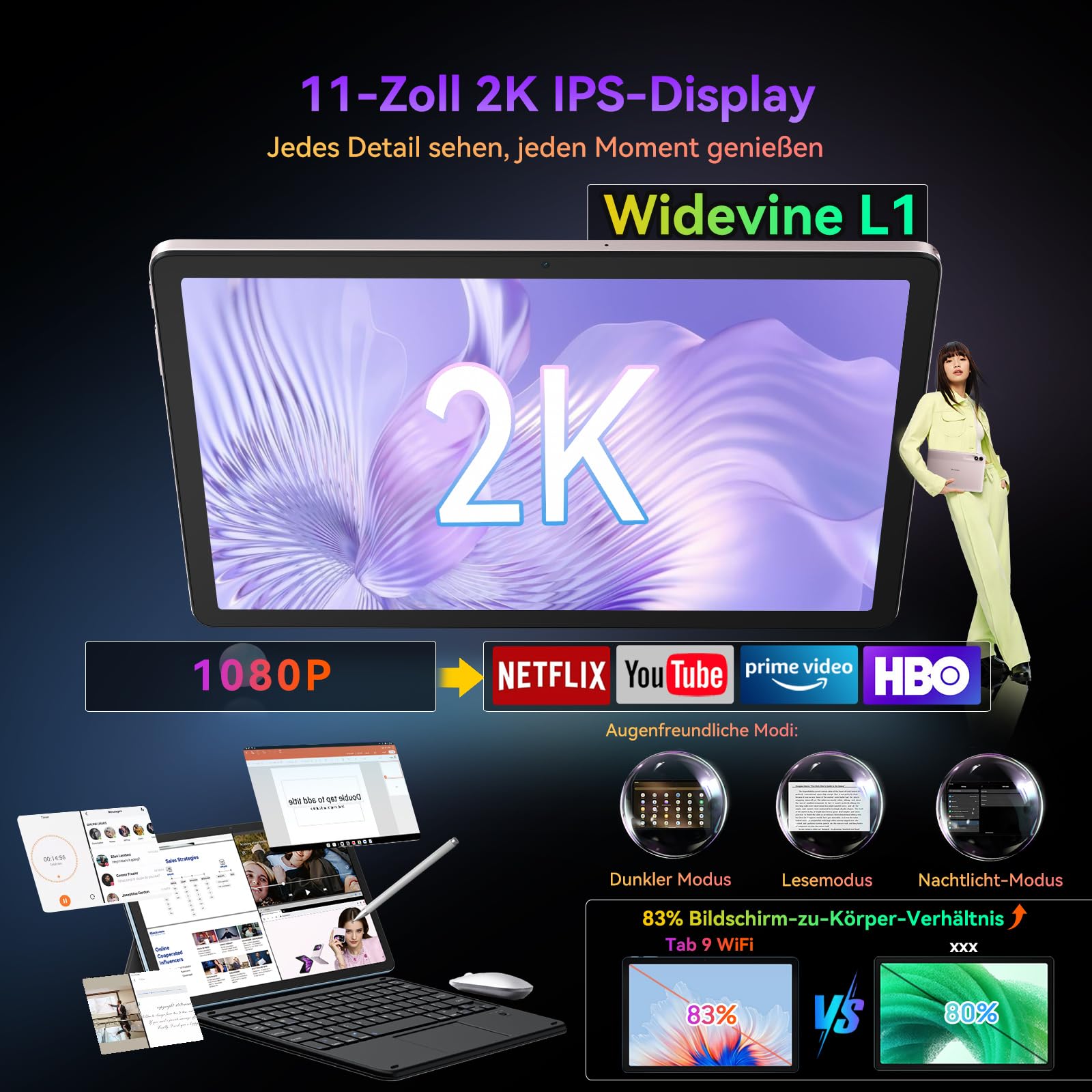 blackview-tab-tablet-11-zoll-blau-256gb-8200mah-fhd image 2