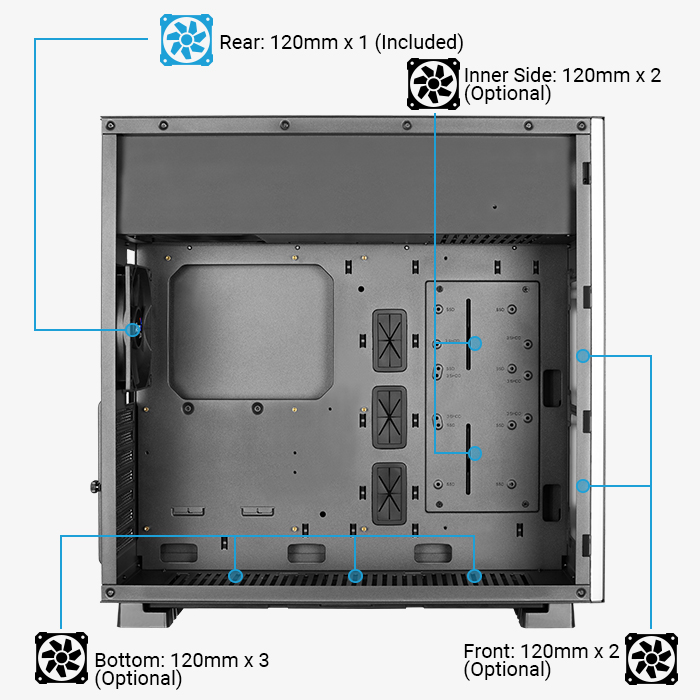 aerocool-glo-rgb-l-fter-geh-usel-fter-mit-led image 5