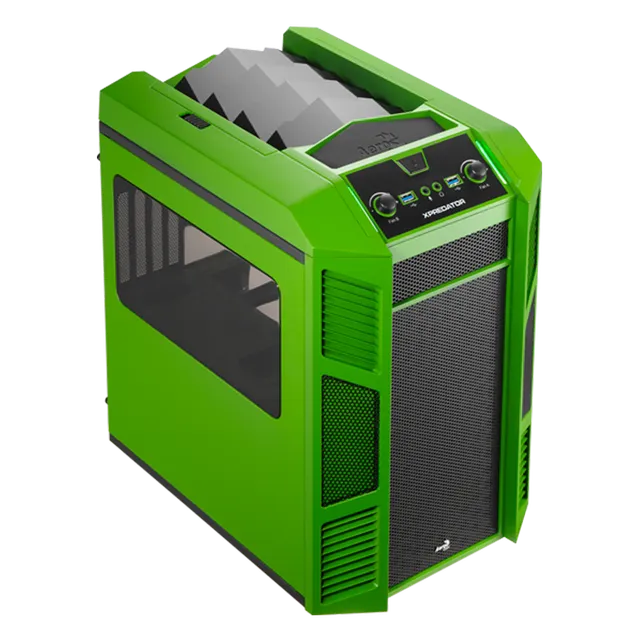 aerocool-xpredator-cube-pc-geh-use-gr-n-cube image 1