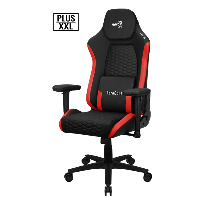 aerocool-crown-plus-leatherette-gaming-stuhl-schwarz image 1