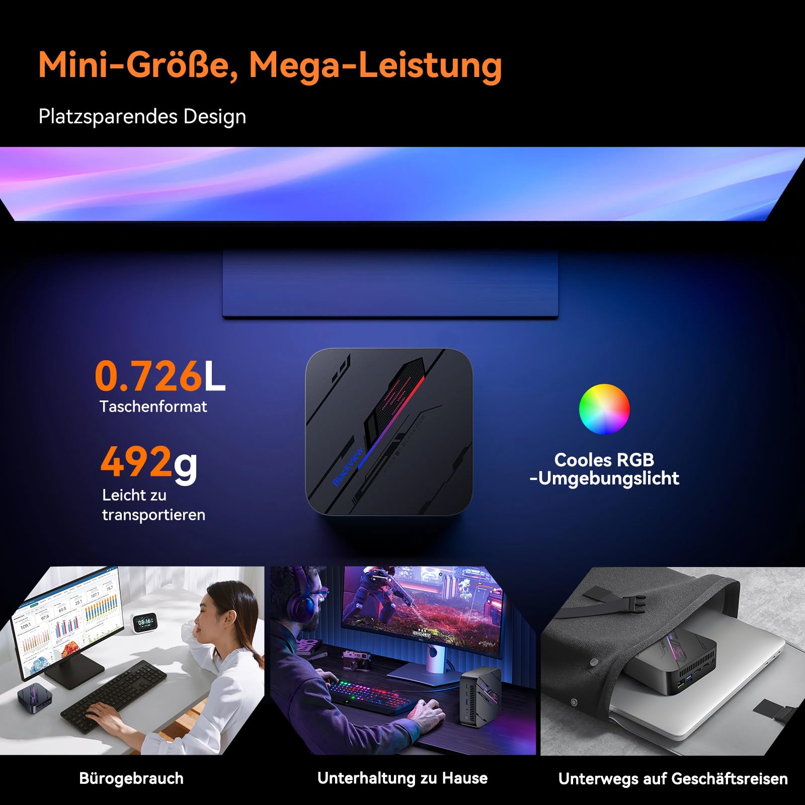 blackview-mp100-mini-pc-ryzen-7-16gb-512gb-braun-win11 image 5