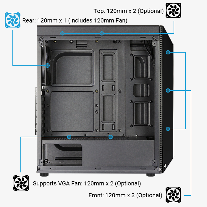 aerocool-shard-midi-tower-geh-use-tempered-glass-rgb image 5