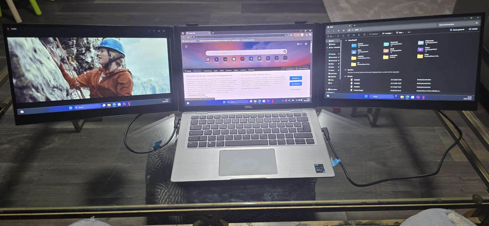 Stabil am Laptop