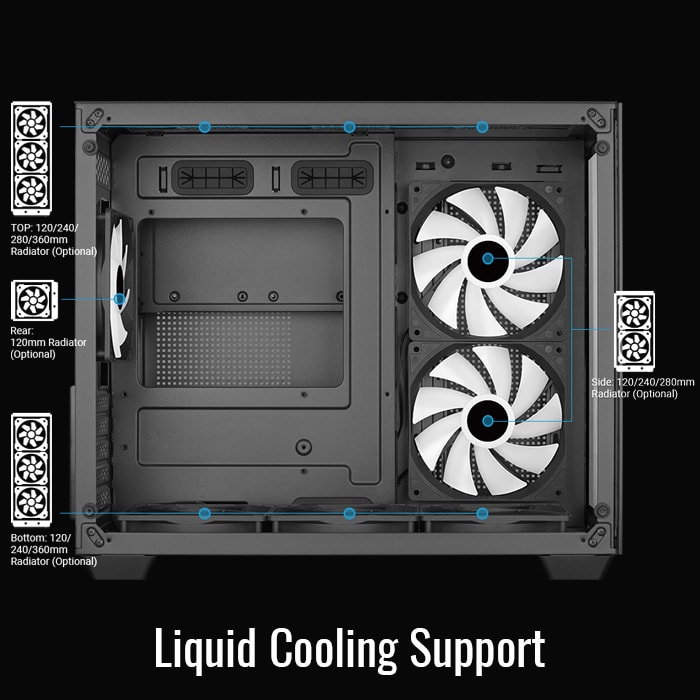 aerocool-dryft-mini-micro-atx-pc-geh-use-schwarz-kompakt image 8