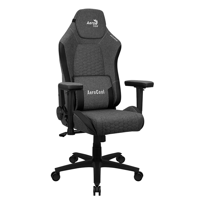 aerocool-crown-aeroweave-gaming-stuhl-schwarz-stoff-atmungsaktiv image 1
