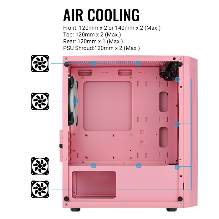 aerocool-trinity-mini-pink-mini-tower-geh-use-rosa image 5