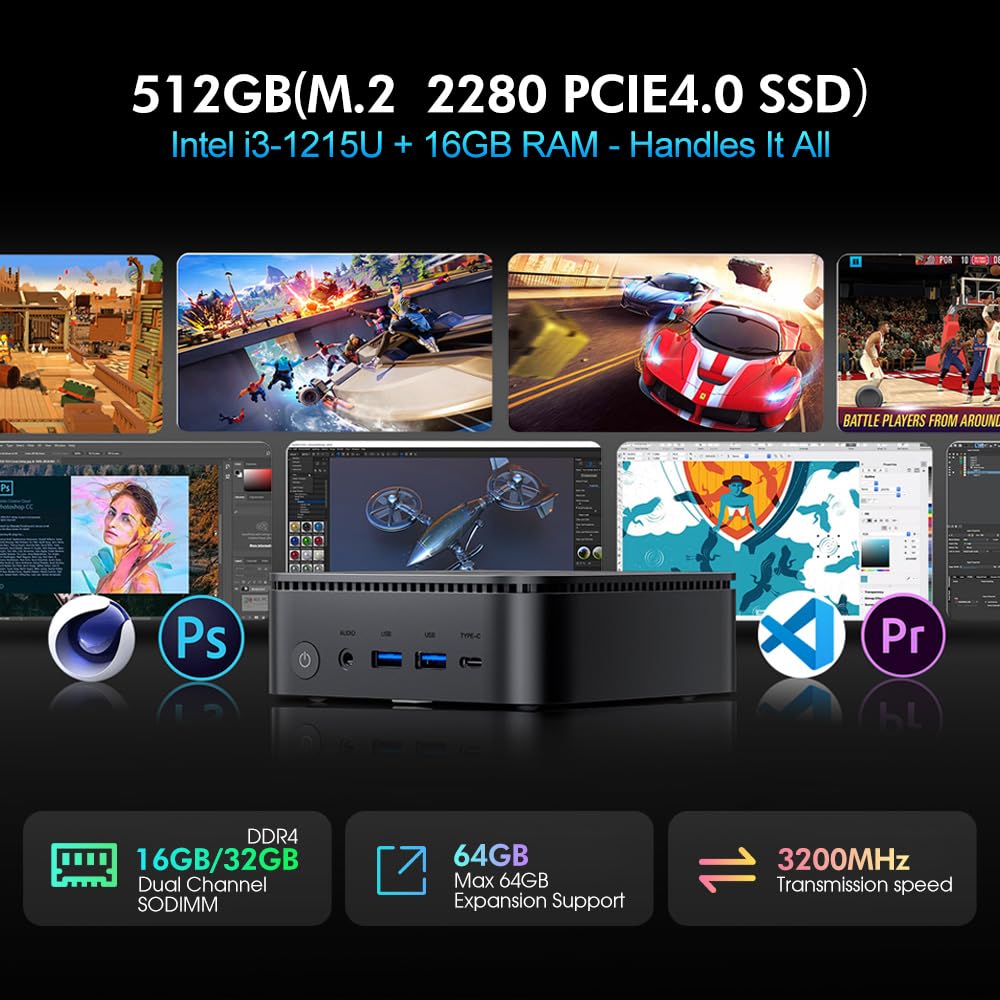 blackview-mp100-pro-mini-pc-i3-1215u-16gb-512gb-win11-pro image 3