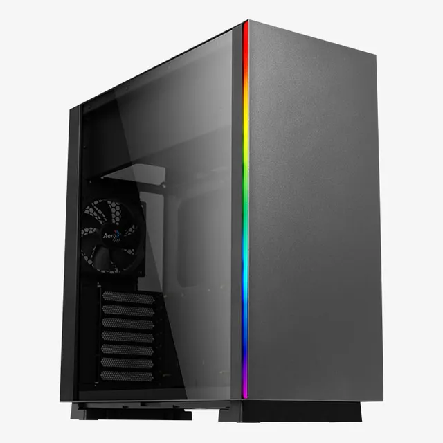 aerocool-glo-midi-tower-pc-geh-use-rgb-mit-glasfenster image 1