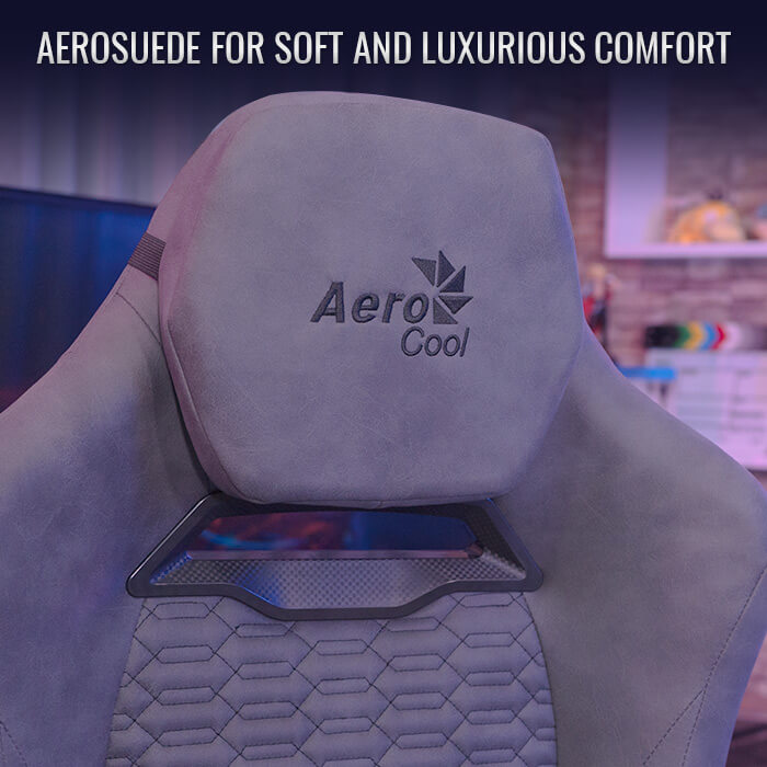 aerocool-royal-aerosuede-gaming-stuhl-stoff-atmungsaktiv image 3