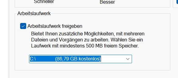 RAW läuft flott