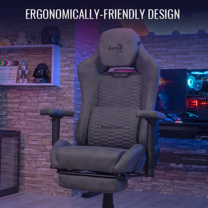 aerocool-royal-aerosuede-gaming-stuhl-stoff-atmungsaktiv image 6
