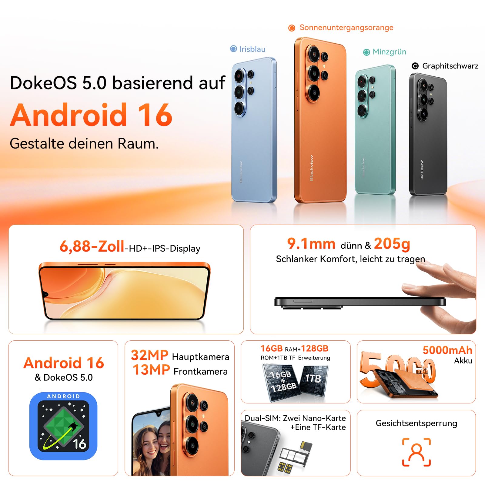 blackview-wave-smartphone-blau-128gb-6-88-zoll-android-16 image 2