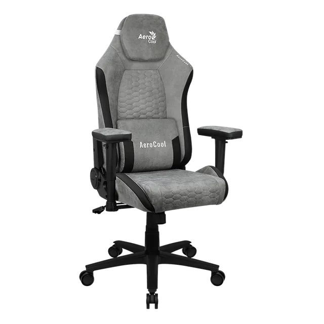 aerocool-crown-aerosuede-gaming-stuhl-schwarz-ergonomisch image 1