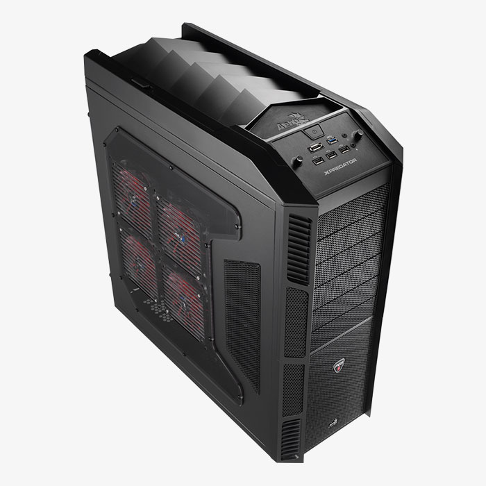 aerocool-xpredator-pc-geh-use-midi-tower-schwarz image 1