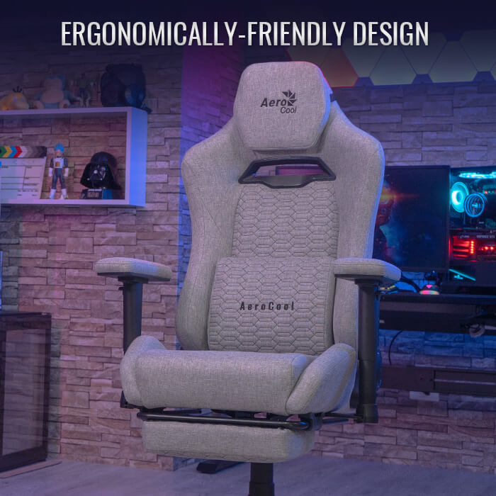 aerocool-royal-aeroweave-gaming-stuhl-stoff-grau image 6